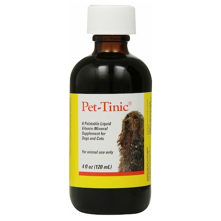 Pet-Tinic Zoetis, Vitamine-Mineral Supplement for Dogs and Cats, 4oz 32781